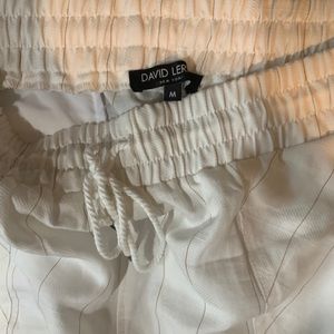 David Lerner striped joggers